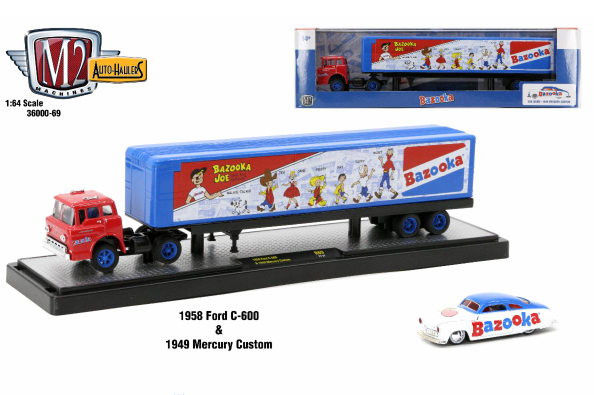 M2 1958 フォード C-600 & 1949 マーキュリー カスタム M2 Machines Auto Hauler 69 1958 Ford C-600 and 1949 Mercury Custom